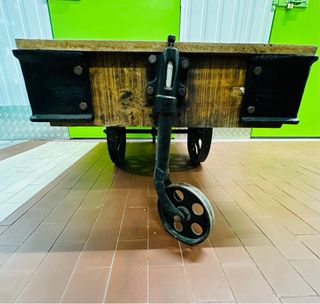 tavolino da salotto o da esterno artigianale