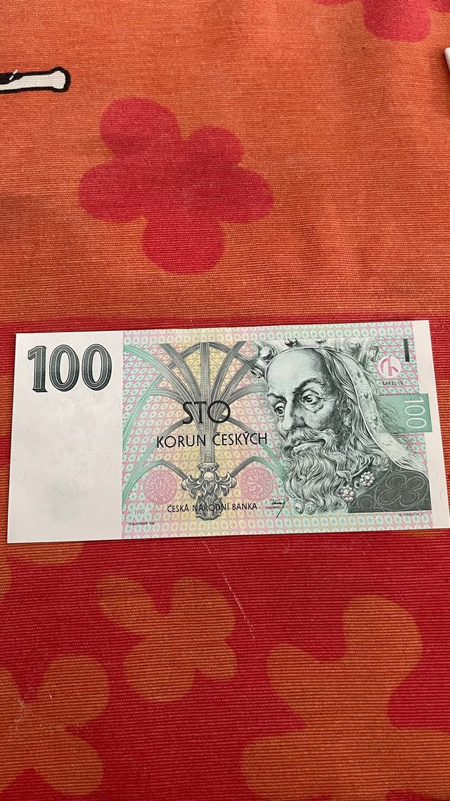 Billete 100 Coronas Checas