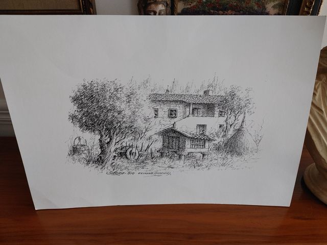 Cuadro a plumilla Otero 2009