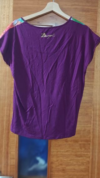 Camiseta Desigual Talla S Mujer Multicolor