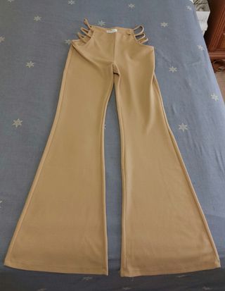 Bershka Top Tirantes Beige Talla XS/34