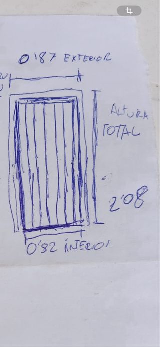 3 cancelas de hierro