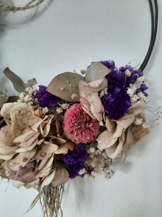 Ghirlanda fiori secchi