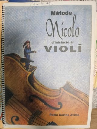 Método Nicolo d'iniciació al Violí
