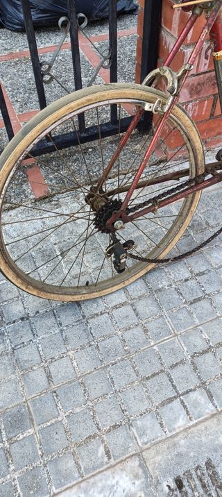 Bicicleta Antigua Carretera Niño