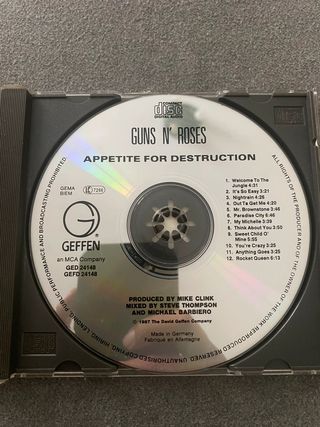 Guns N' Roses - Appetite for Destruction CD