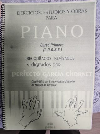 Ejercicios Piano Perfecto García Chornet Vol. 1
