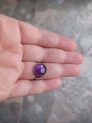 Anillo de acero hipoalergénico