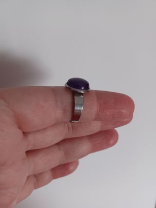 Anillo de acero hipoalergénico
