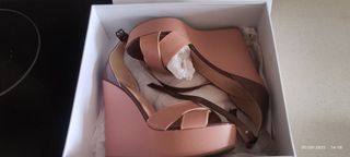 Cuñas VALETTI rosa y marrón