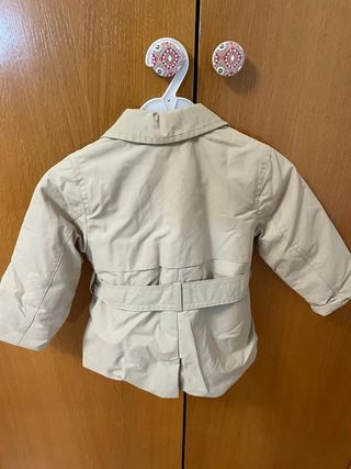 Chaqueta Zara Beige Niña Talla 12-18 Meses
