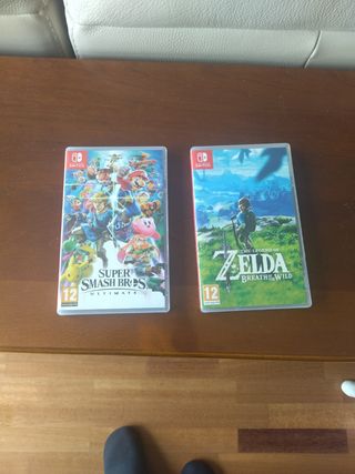 Super Smash Bros + Zelda Breath of the Wild Switch