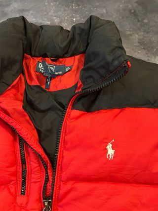 Piumino Ralph Lauren Rosso e Nero