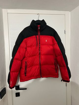 Piumino Ralph Lauren Rosso e Nero