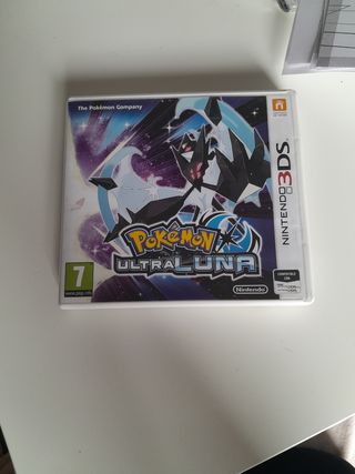 Carcasa Juego Nintendo 3DS Pokémon Ultra Luna