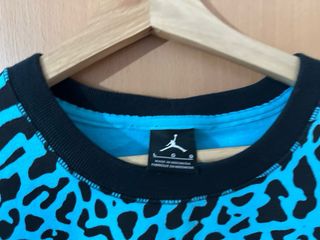 Sudadera Jordan Vintage Azul Negra Elephant Print