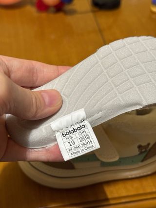 Zapatillas deportivas Balabala beige 