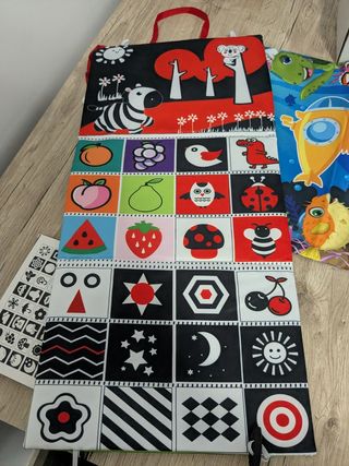 Lote 2 juegos estimulación temprana bebés