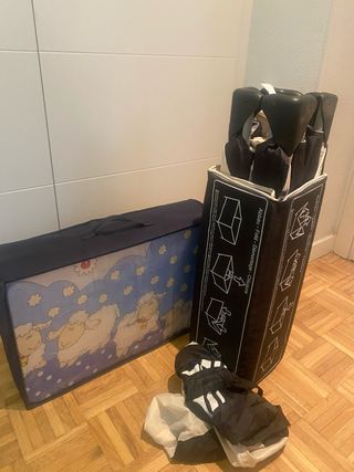 Cuna de viaje plegable