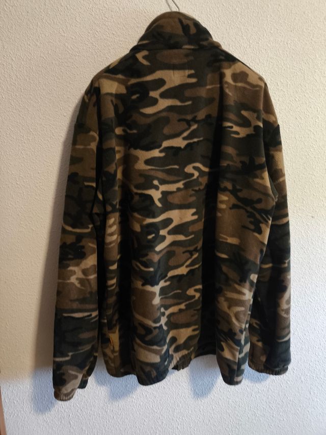 Forro polar camuflaje Decathlon XXL chaqueta caza