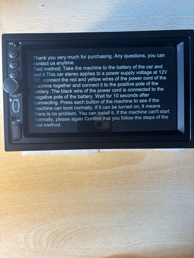 Autoradio con videocamera