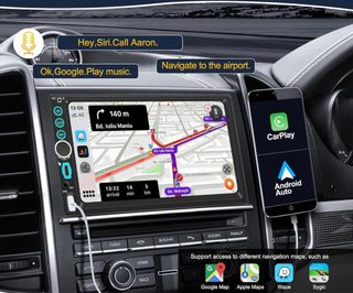 Autoradio con videocamera