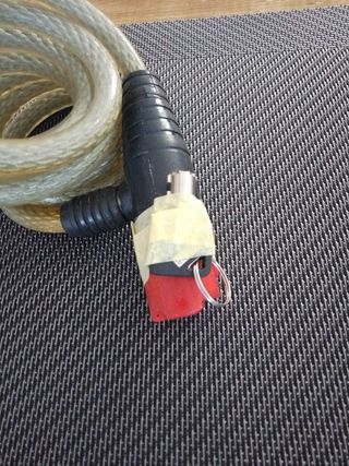 Candado de cable para bicicletaMide 1 M 30cm dé lg