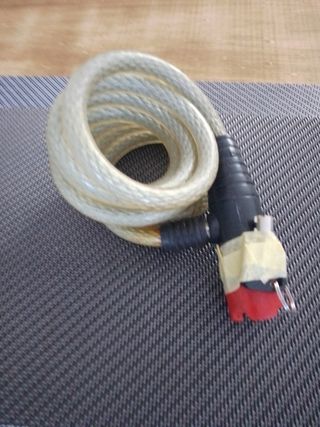 Candado de cable para bicicletaMide 1 M 30cm dé lg