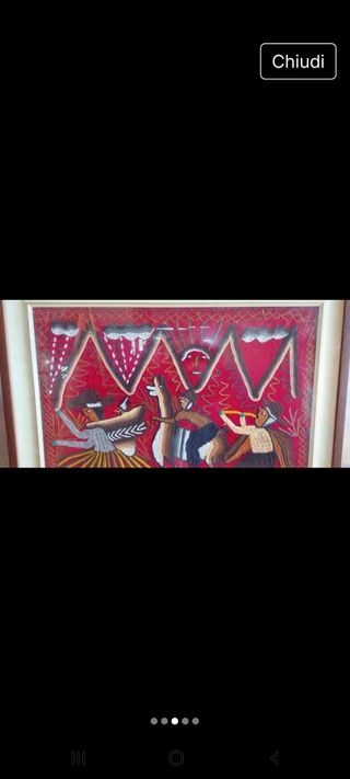 Arazzo da parete con cornice 70x102 cm