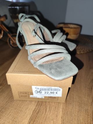Sandalias tacón pequeño