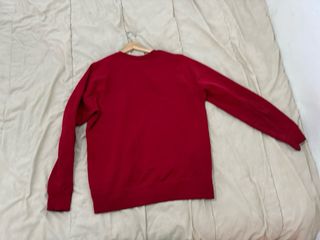 sudadera Jordan vintage roja gris tamaño L