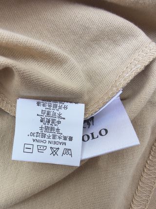 Camiseta Polo Ralph Lauren Beige Talla L