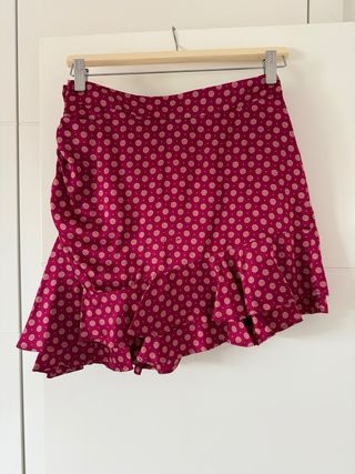 Falda DKNY seda estampado floral. Talla 12 (niña) 