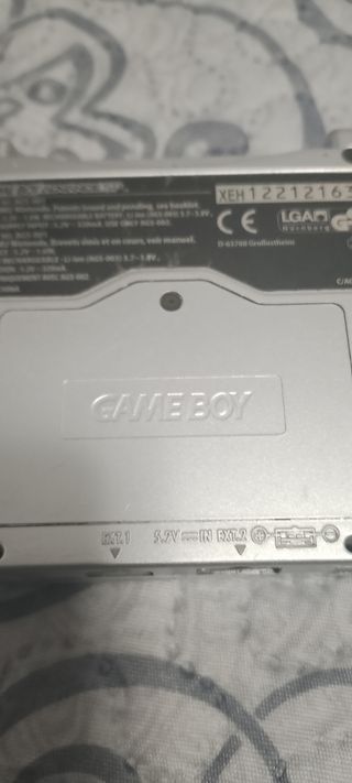 Nintendo Game Boy Advance SP Plata