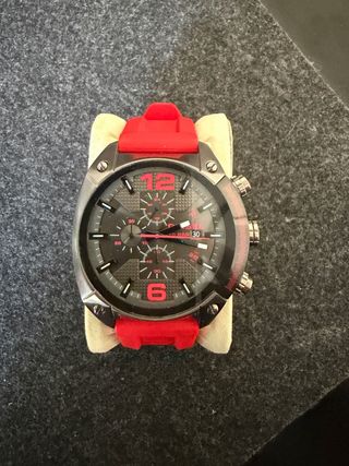 Reloj Diesel DZ4481 Hombre Negro/Rojo