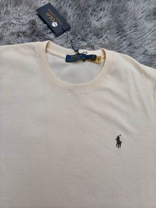 Camiseta Polo Ralph Lauren Talla L Crema