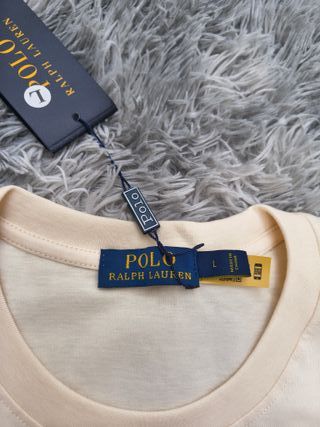 Camiseta Polo Ralph Lauren Talla L Crema