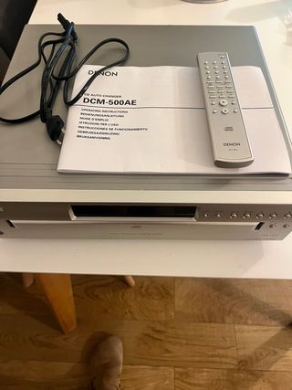 Reproductor CD Denon DCM-500AE Plata