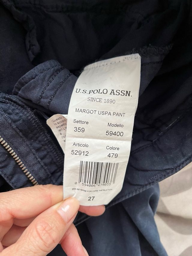 Pantaloni U.S. Polo Assn. Unisex Blu