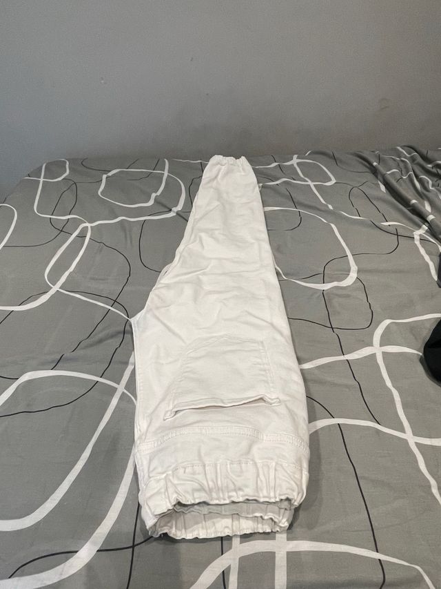 Vaqueros Pull&Bear blancos talla M