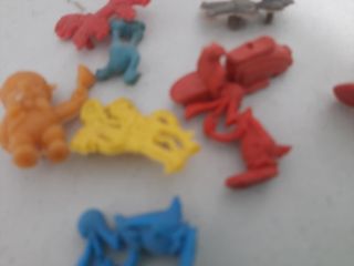 Lote Figuras Antiguas Plástico