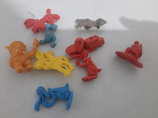 Lote Figuras Antiguas Plástico