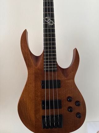 Bajo Eléctrico Solar TypeAB4 Marrón + Amplificador