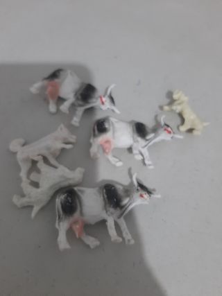 Lote de figuras de animales de granja