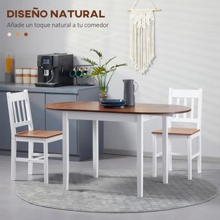 Mesa de Cocina Plegable de Madera Mesa de Comedor 