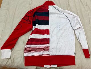 Chaqueta Rocawear Vintage Roja Blanca Talla XL