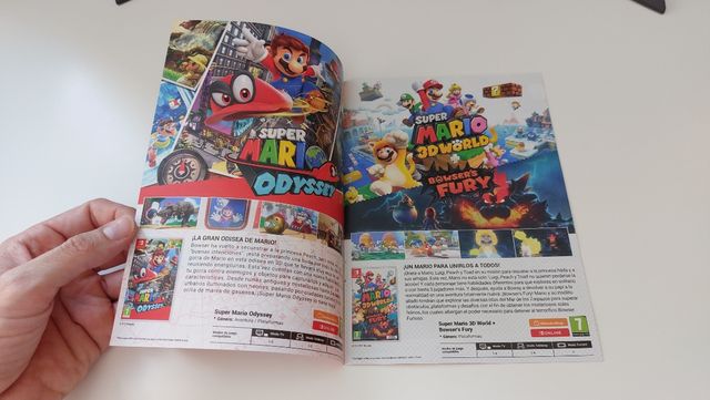 Catálogo promocional Mario Nintendo Switch