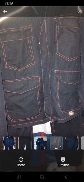 Conjunto Monos Trabajo: 2 Pantalones y 1 Cazadora.