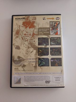 Metal Gear Solid 2 & 3 PS2 (Konami)