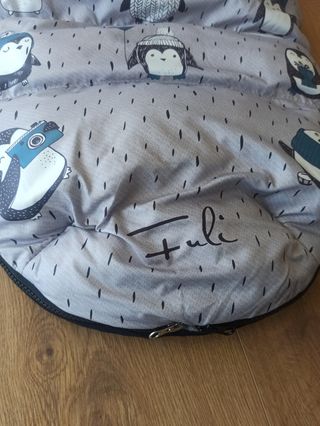Saco universal carrito bebé Fuli pingüinos